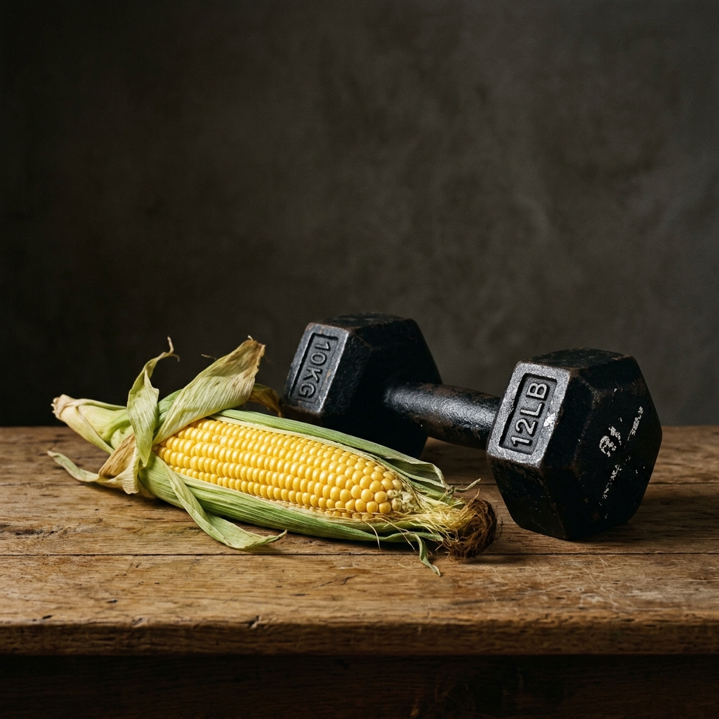 とうもろこしとジム